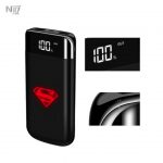 10000 mAh Logo Işıklı Powerbank: Dijital Ekranlı