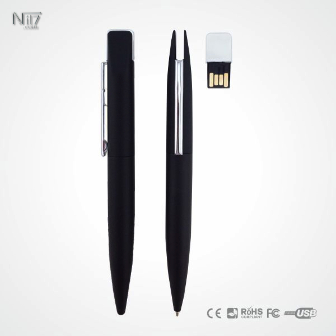 Promosyon USB Bellek Mat Siyah Kalem